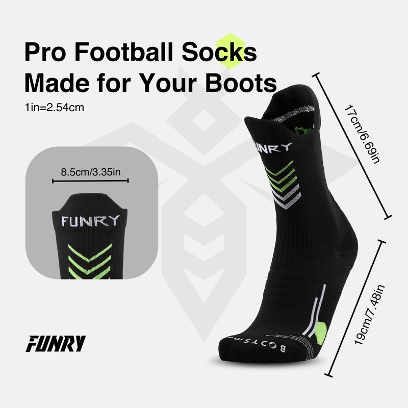 FUNRY Store BOOTSmate Grip Socks Soccer,Ultra Non-Slip,Breathable Soccer Socks for Runing & Basketball, Unisex Fit for Men & Women - Image 2